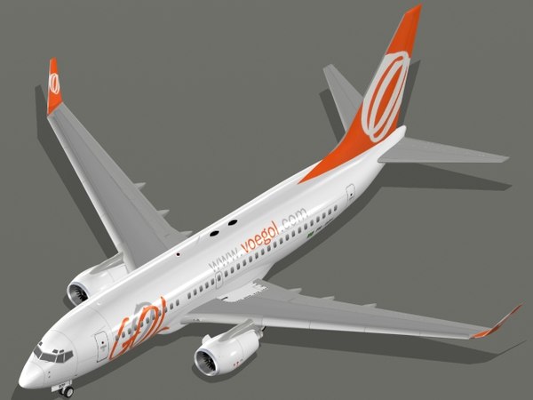 3d model b 737-700 gol