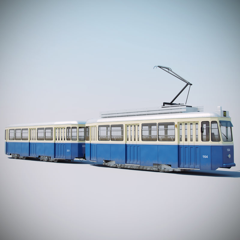 tmk 101 tram 3d model