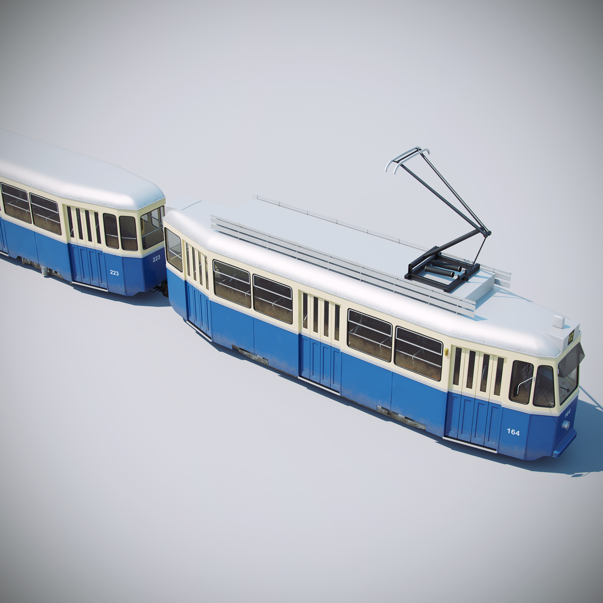 tmk 101 tram 3d model