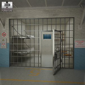 prison set 3d model