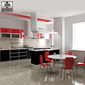 kitchen p4 set 3d model