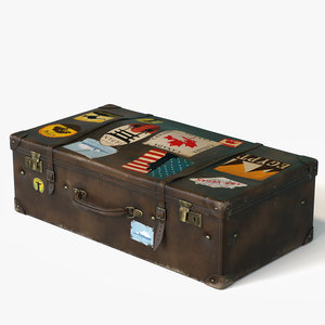 travel suitcase 3d model