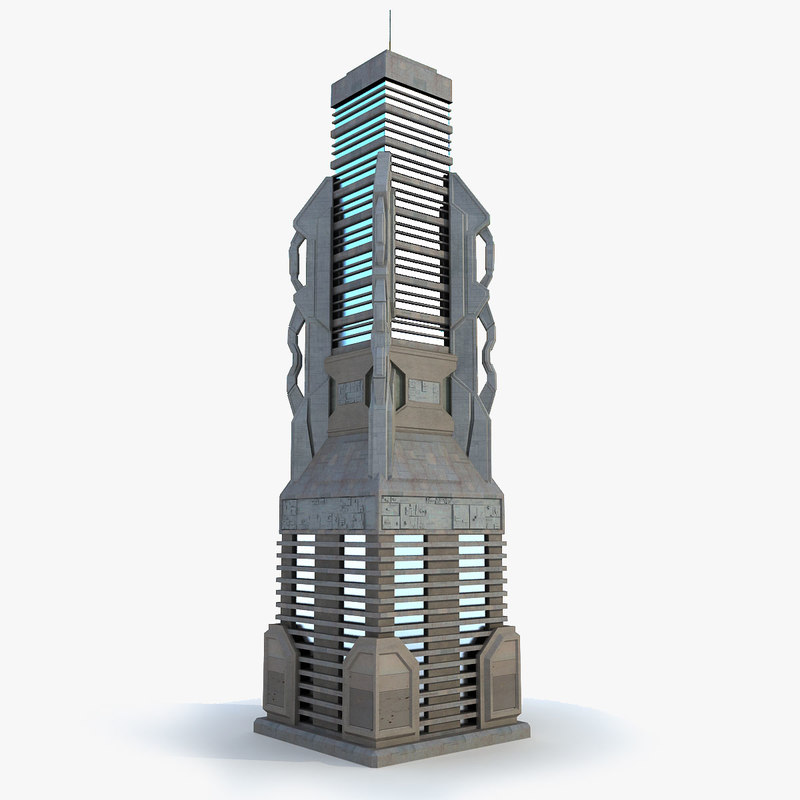 isci fii futuristic ibuildingi 3d max