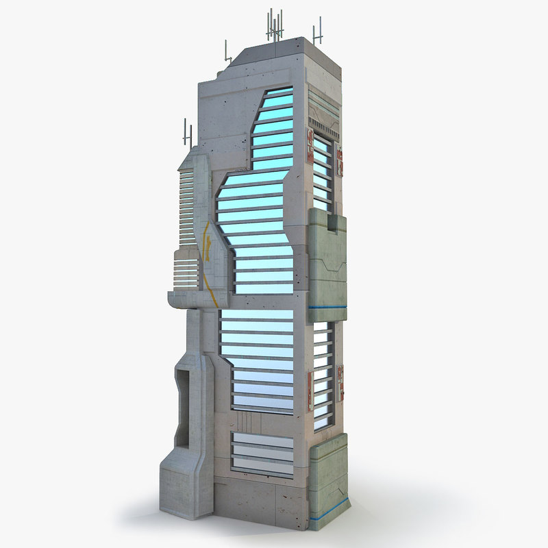 isci fii futuristic ibuildingi 3d model