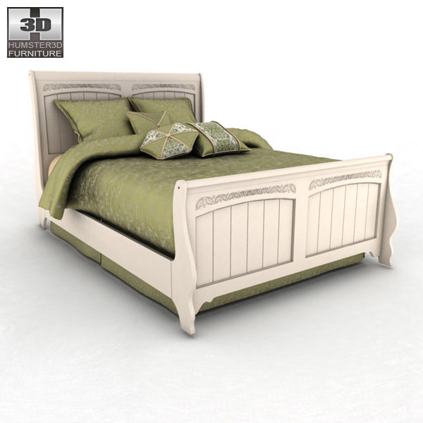 Ashley Cottage Retreat Full Sleigh Bed