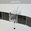 3d nasa spacecraft maven satellite
