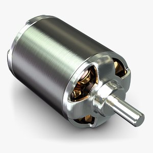 3ds max brushless electric motor simplified