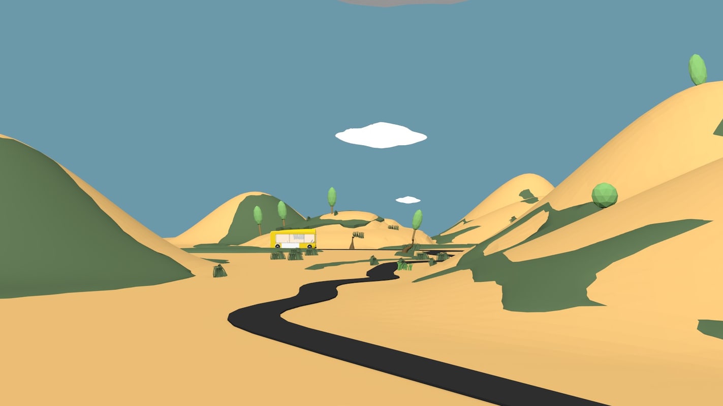 free cartoon land 3d model