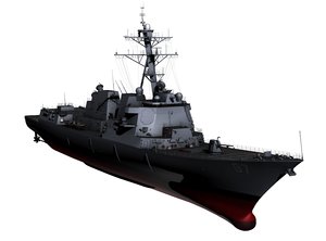 3ds max arleigh burke ddgs navy ships