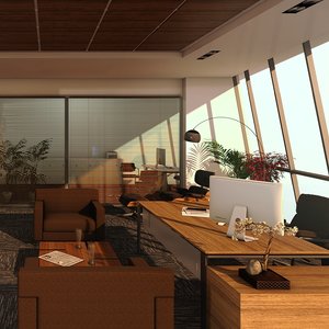 3d office model
