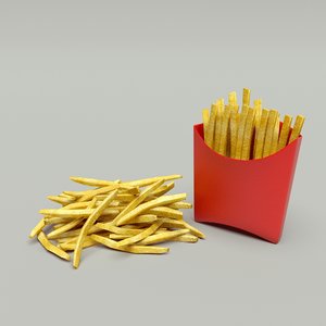 3ds max fries