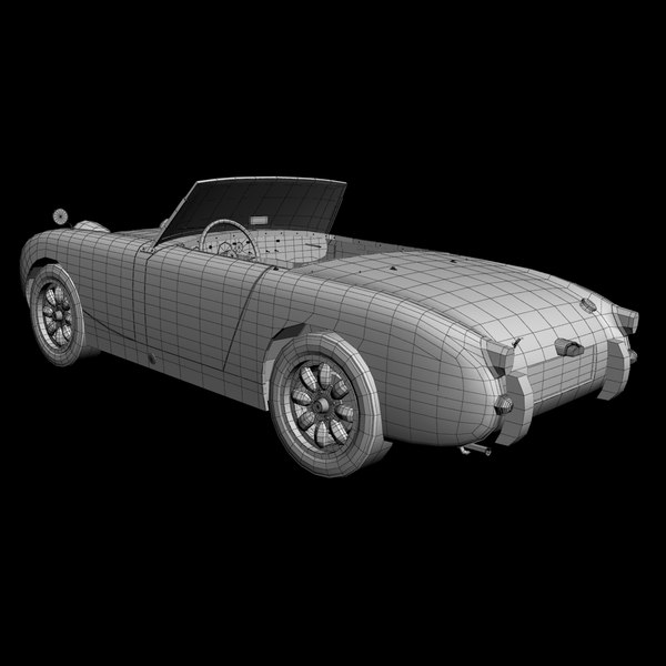 austin-healey sprite mk1 3d 3ds