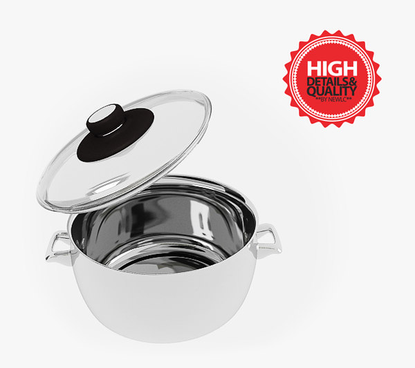 kitchen pot 3d model
