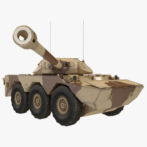 3d armoured vehicle amx 10 model