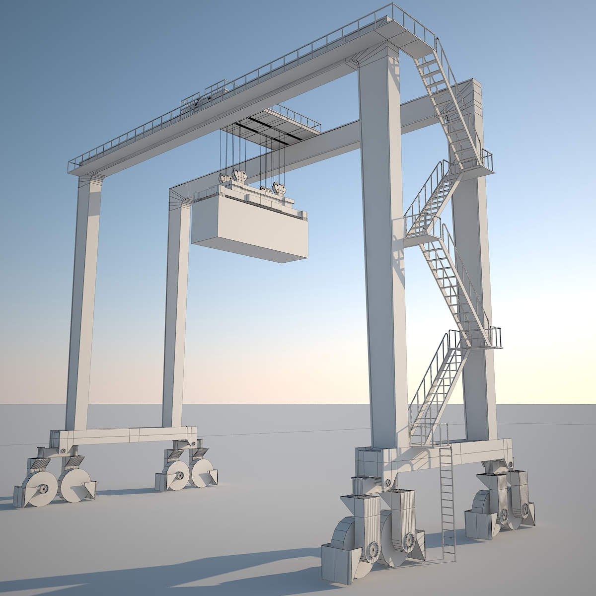 3d crane rtg