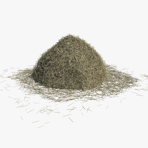 3d haystack hay model