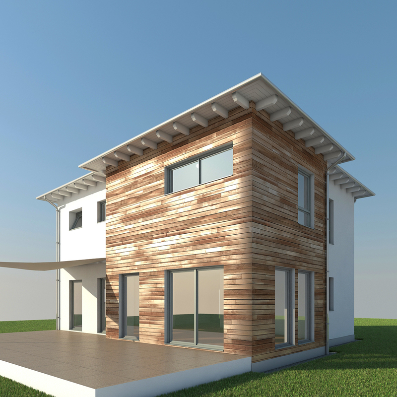 3d House Roof Model