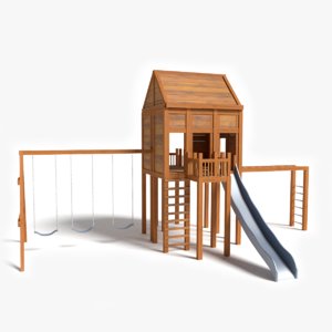 playground play 3d model