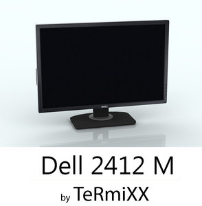 max lcd monitor dell 2412m