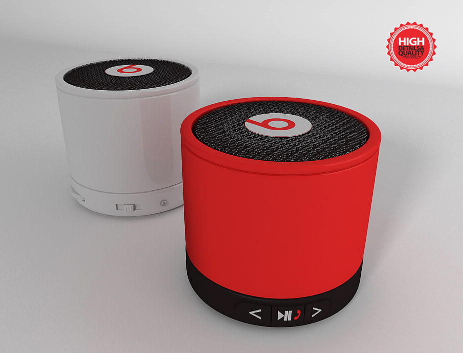3d model mini speaker s10 dre