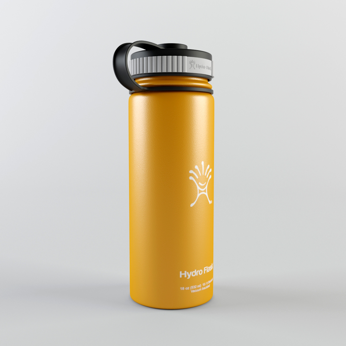 3ds max hydro flask insulated water bottle