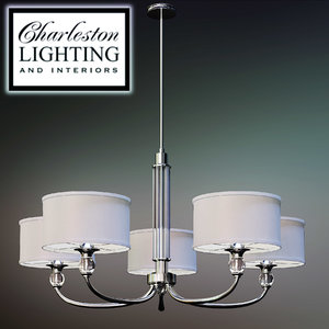charleston lighting interiors chandelier 3d model