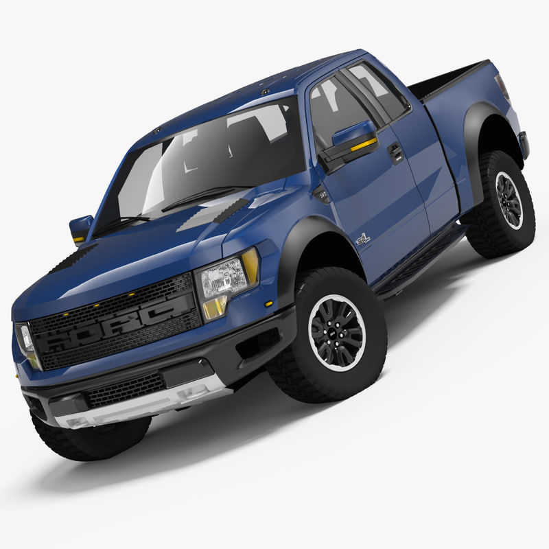 3d model f-150 svt raptor