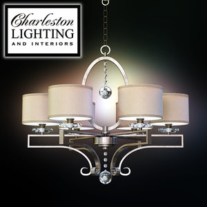 charleston lighting interiors chandelier 3d max