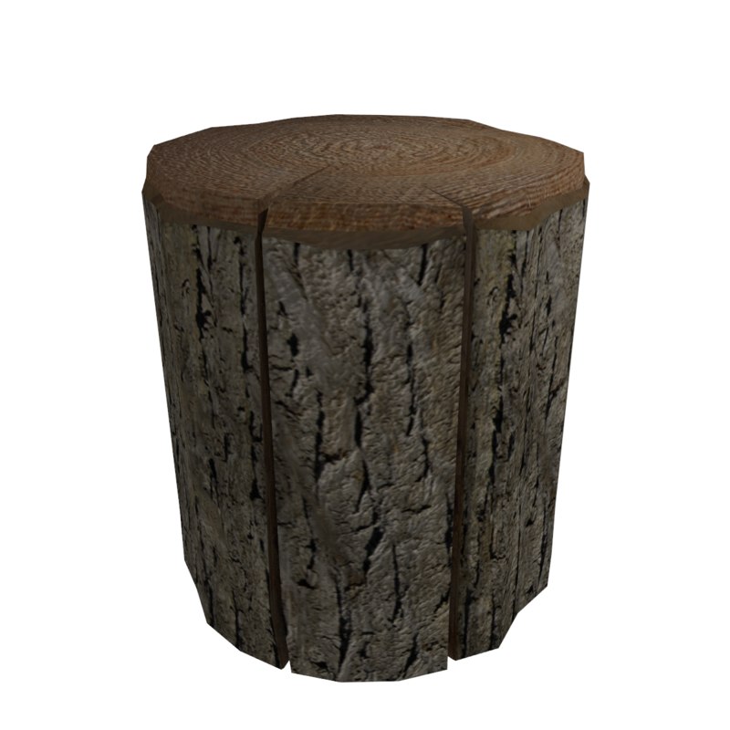 tree stump 3d model