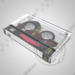cassette tape compact 3d model