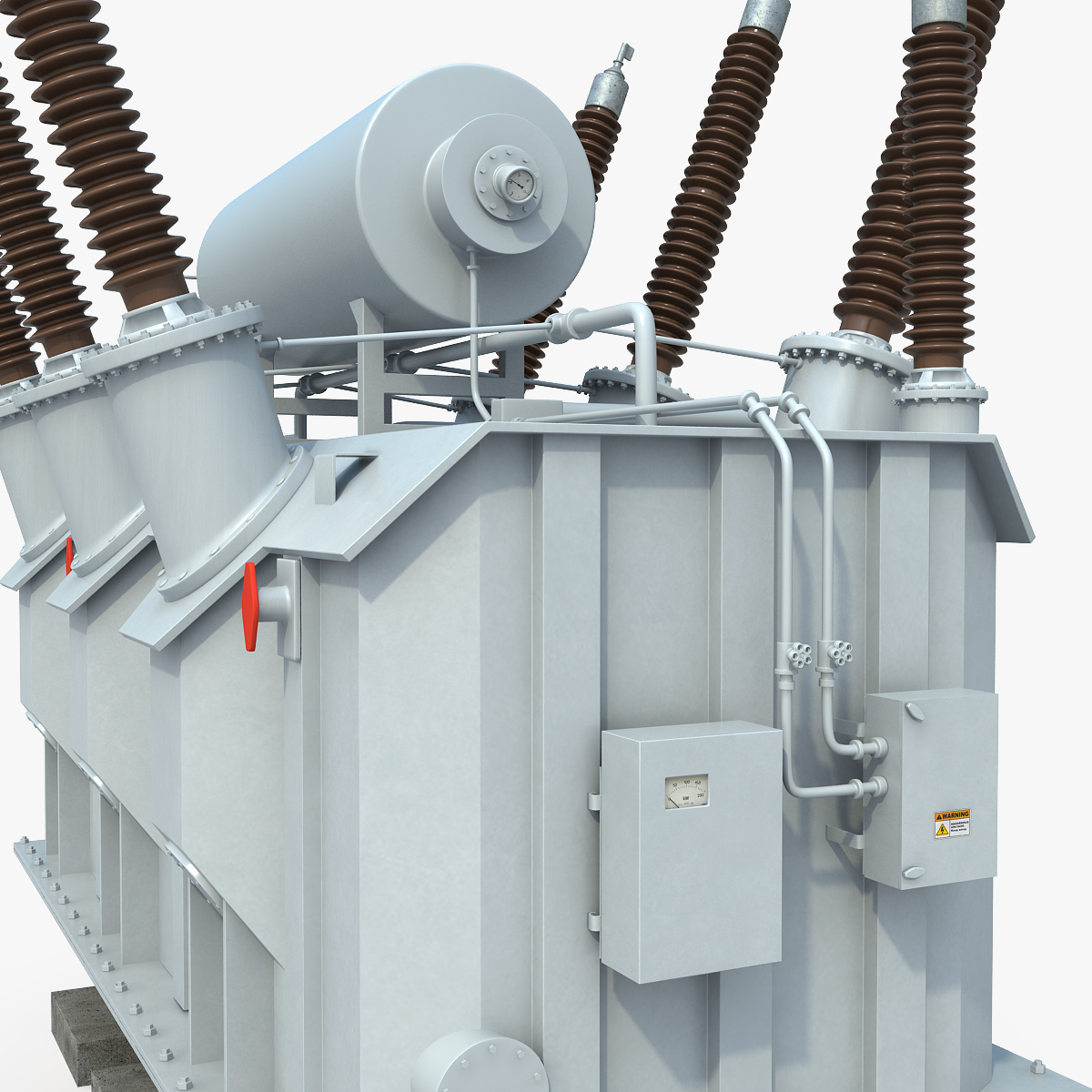 3d power transformer model