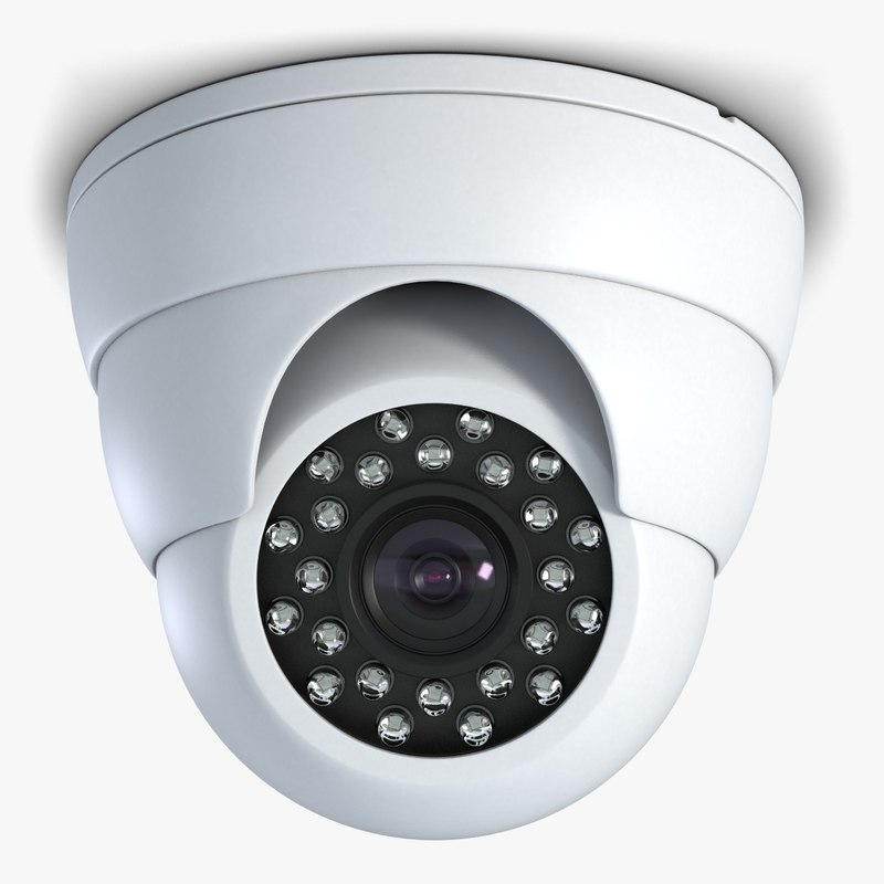 3d model security camera 1