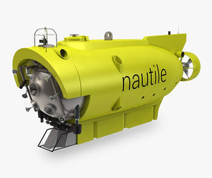 nautile submersible 3d model