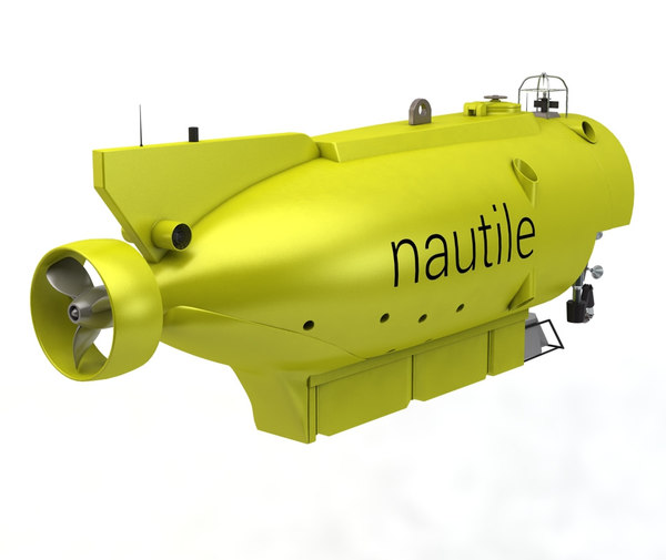 nautile submersible 3d model