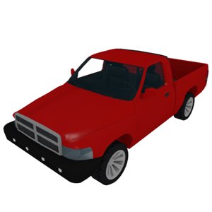 pickup truck suv 3d model