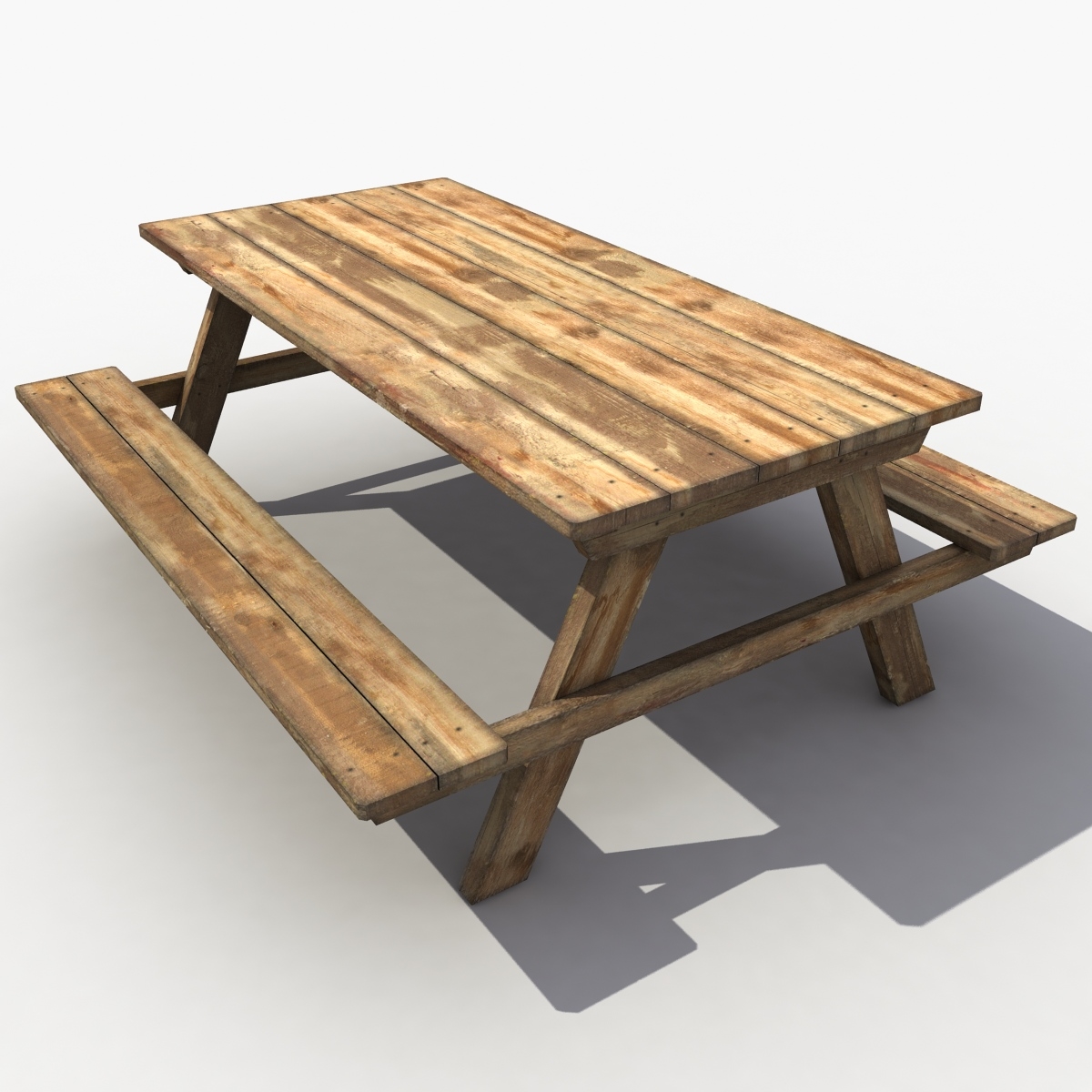 3d table wood wooden