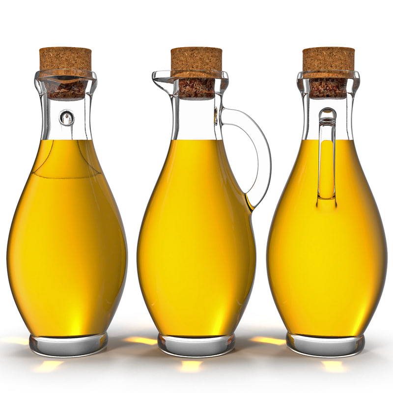 olive oil bottle 3d max