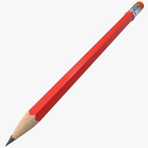 3d pencil 3 model