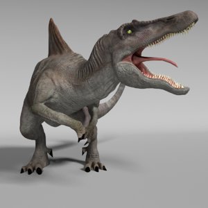 3d model spinosaurus rigged