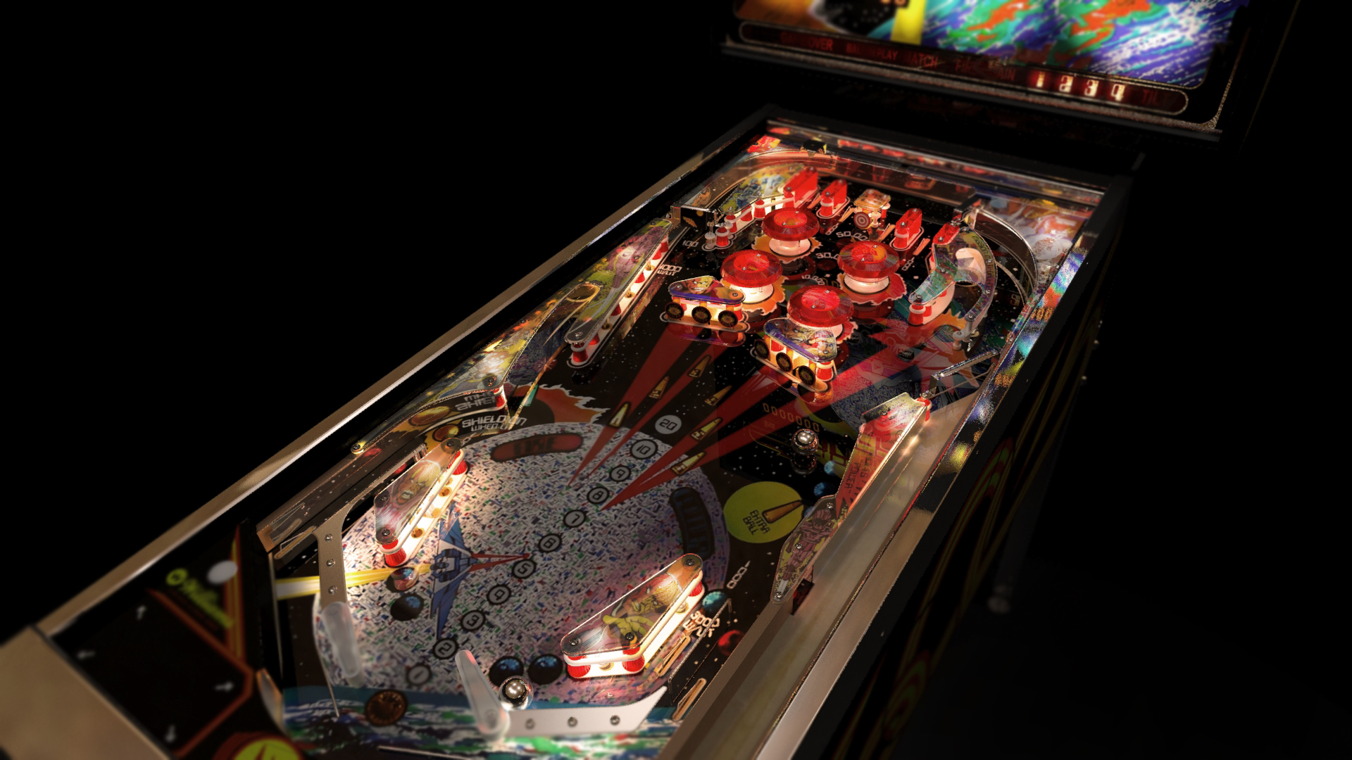 pinball machine 3d max