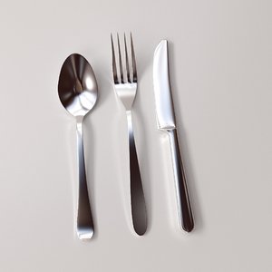 cutlery set 3d model