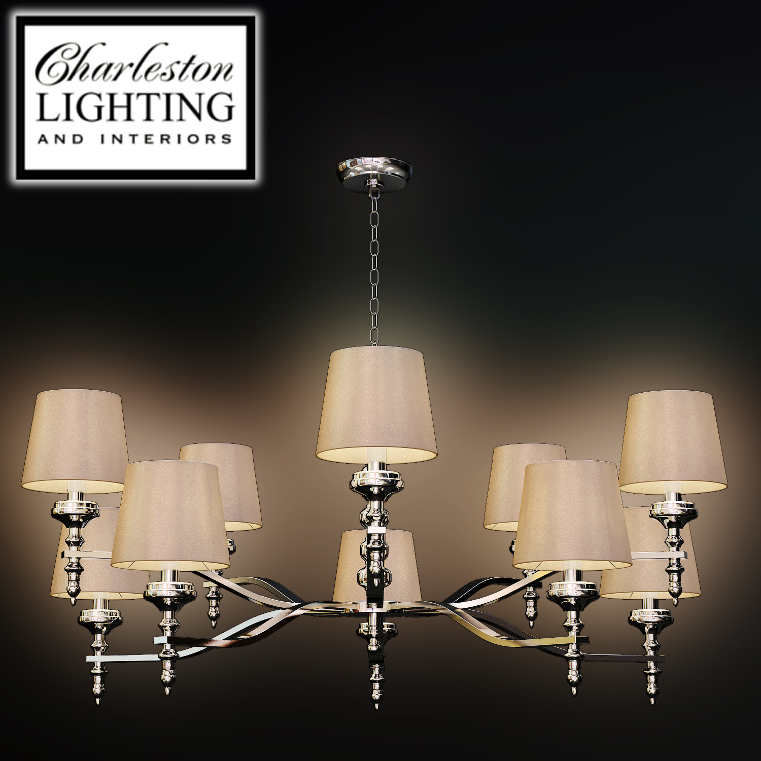 Charleston Lighting And Interiors Ten Light Chandelier 019945 Charleston Lighting And Interiors Ten Light Chandelier 019945