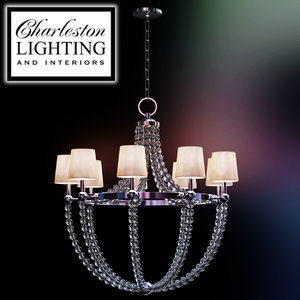 charleston lighting interiors chandelier 3d max