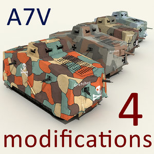 a7v tanks 3d max