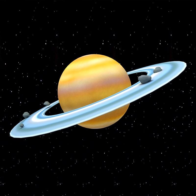 3ds cartoon saturn