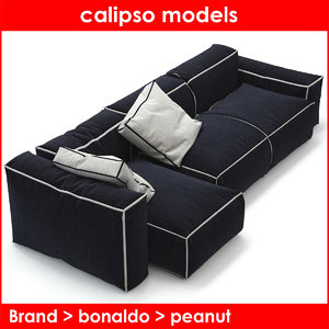 peanut b bonaldo sofa 3d model