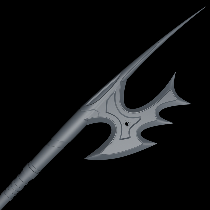 futuristic spear 3d model