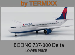 max airplane boeing 737-800 delta