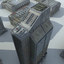 3d sci fi futuristic city model