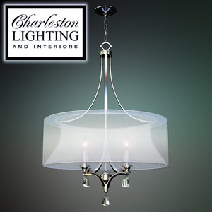charleston lighting interiors chandelier 3d model